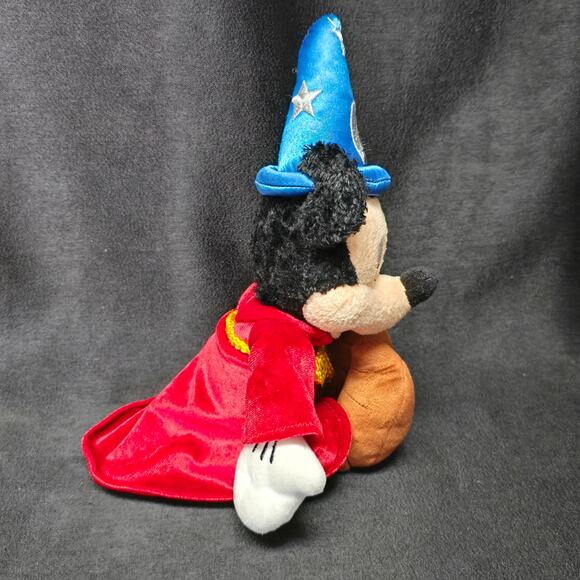 Vintage Disney Parks Mickey Mouse Sorcerers Apprentice Mini Plush Stuffed Animal - Picture 6 of 11